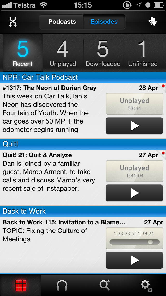 Pocket Casts Pocket Casts - My preferred iOS podcast client