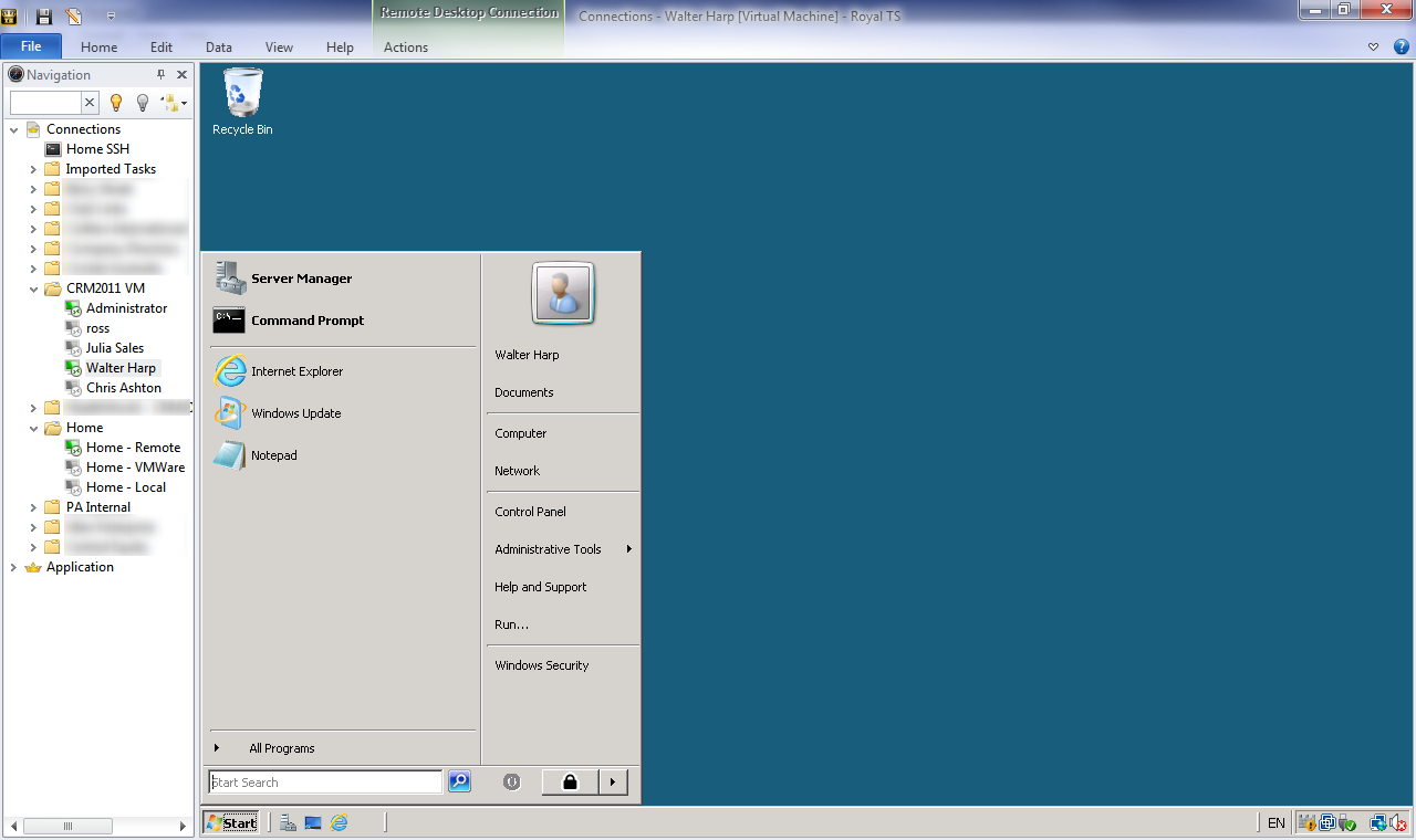 Royal TS with Multiple open connections Royal TS with Multiple open connections